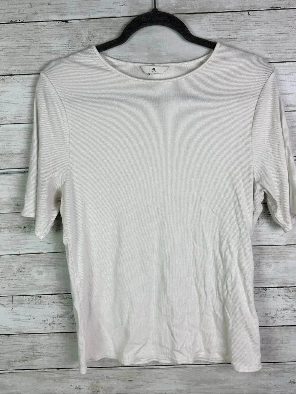 Banana Republic Ribbed Short Sleeve Top Size XL